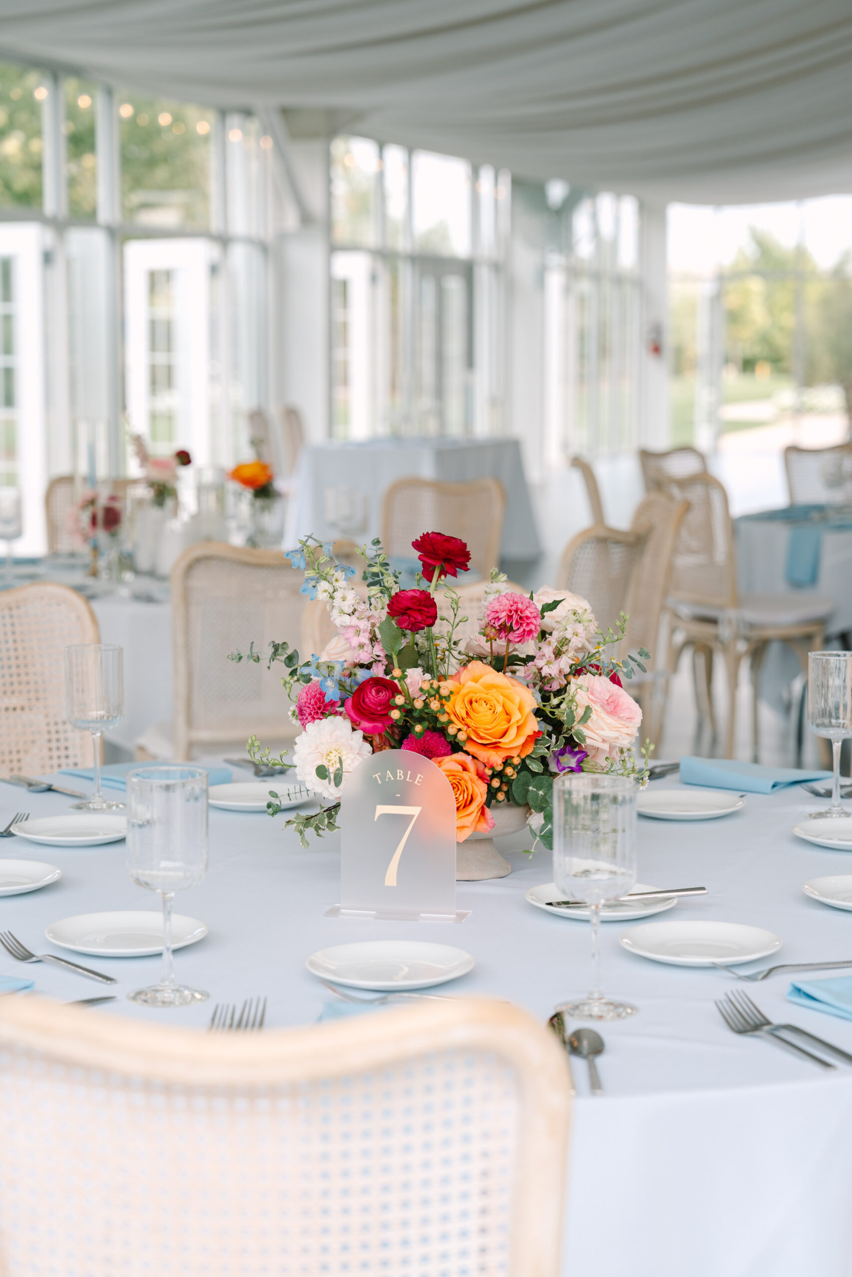 Bright and colorful wedding bouquet in Indianapolis