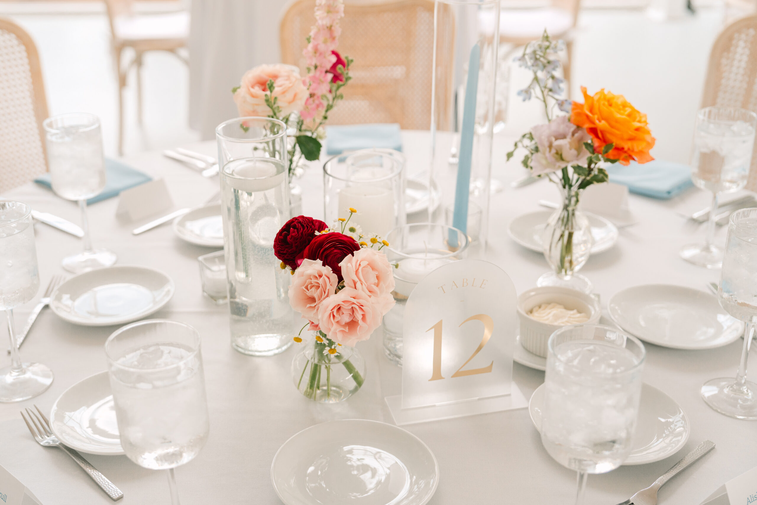 Ritz Charles Indianapolis wedding reception decor