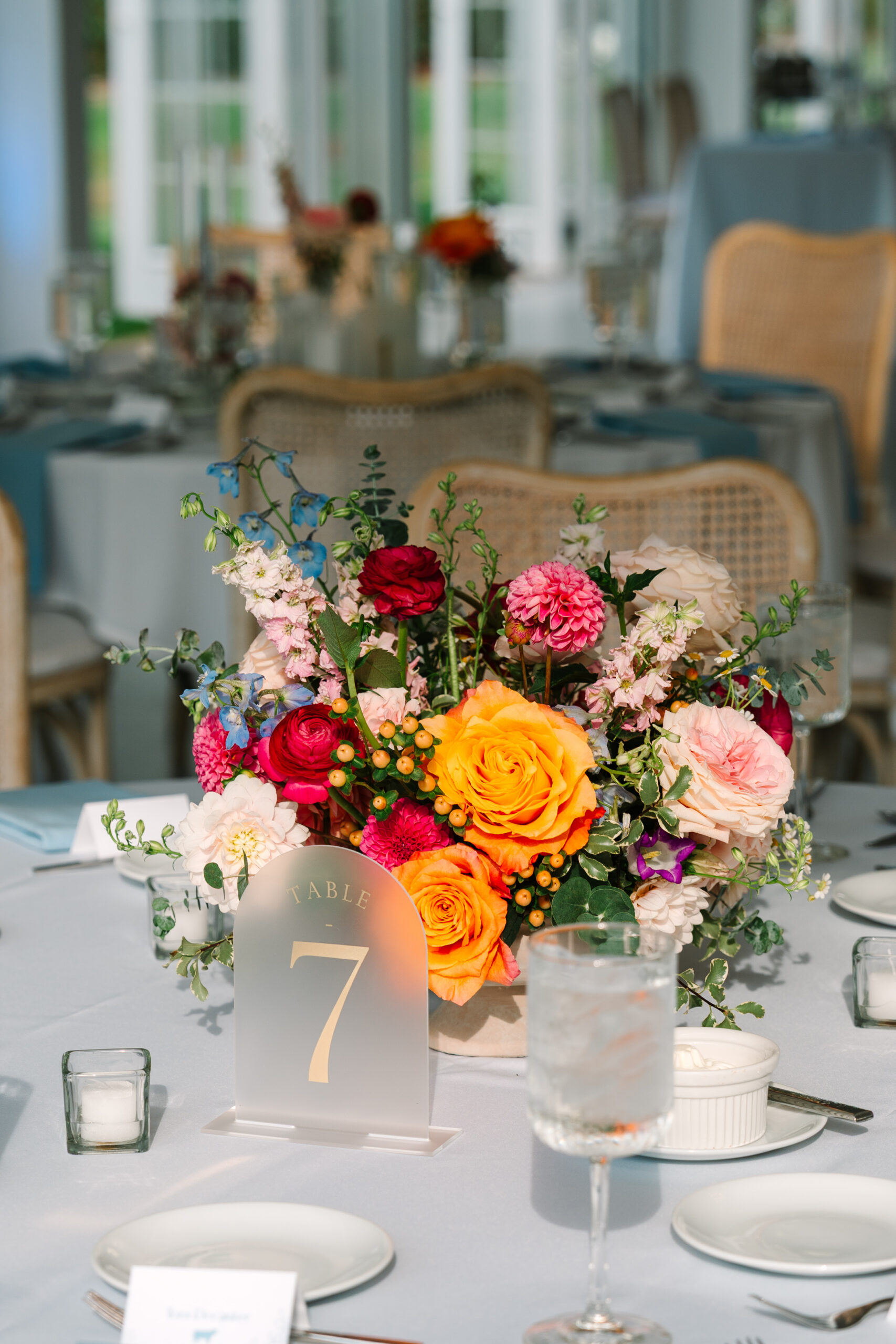 Ritz Charles Indianapolis wedding reception decor